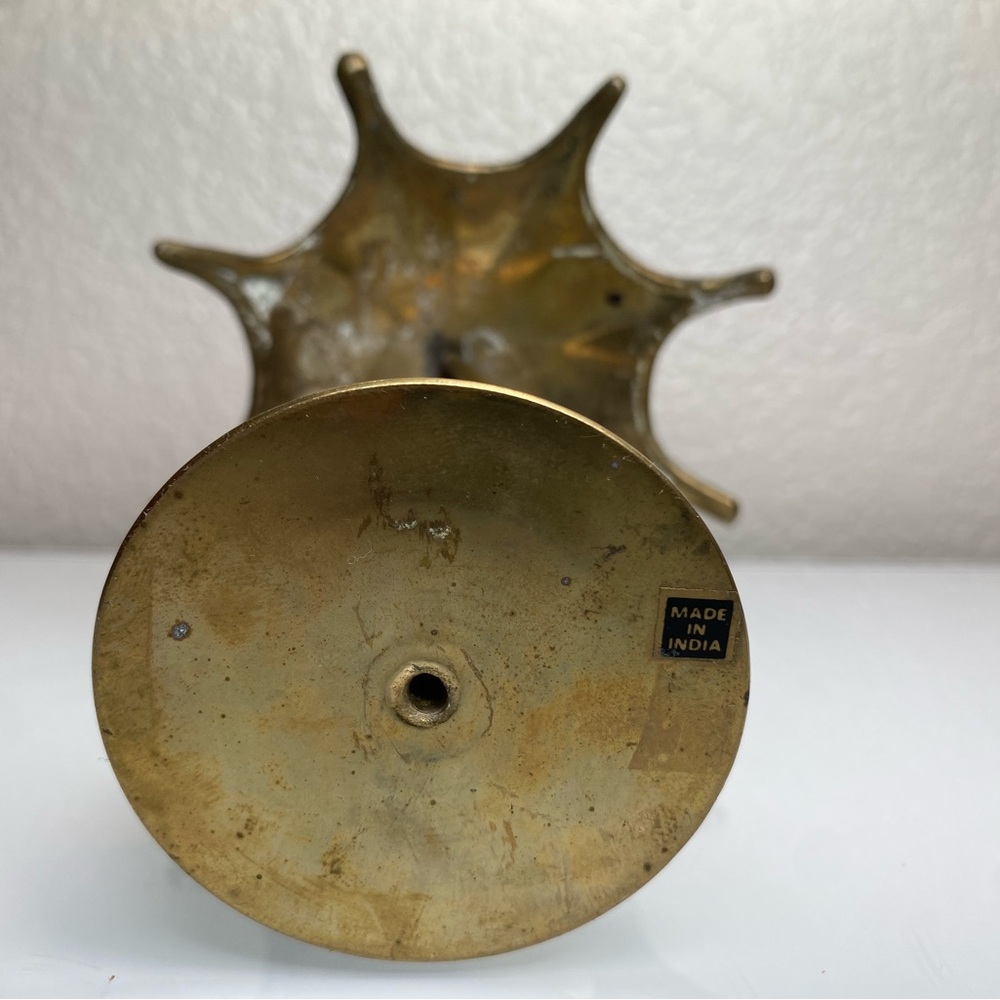 Vintage Duck with Umbrella Brass Figurine Made in India - Picture 7 of 16